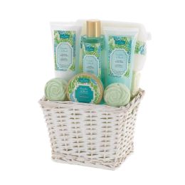 Cucumber and Basil Spa Gift Basket