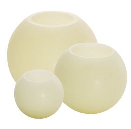 Flameless LED Round Candles