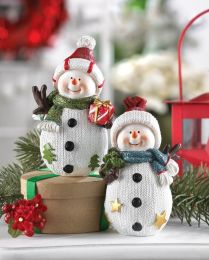 Holiday Fun Snowman Buddies Figurines