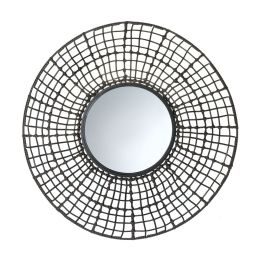 Knotted Rattan Wall Mirror