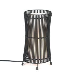 Metal Slat Concave Table Lamp
