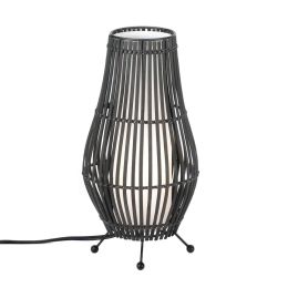 Metal Slat Hourglass Lamp