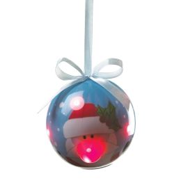 Santa Light Up Ornament