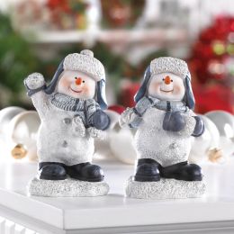 Snow Fighting Snowman Buddies Figurines