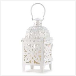 White Medallion Lantern