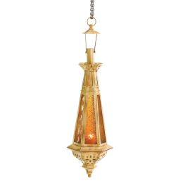 Amber Candle Lantern