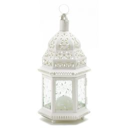 White Moroccan Lantern