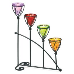 Jewel Toned Candleholder