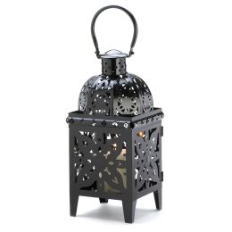 Black Medallion Lantern