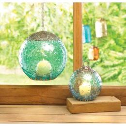 Aquamarine Globe Lantern - Small