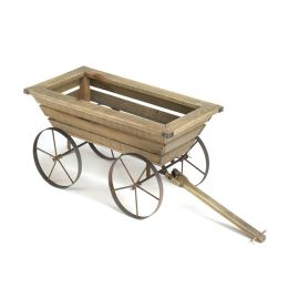 Oxcart Wooden Planter