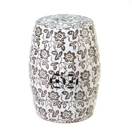Decorative Floral Stool