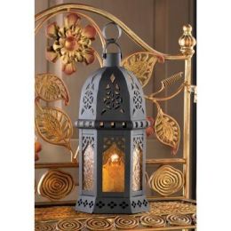 Yellow Glass Moroccan Lantern