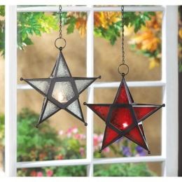 Red Glass Star Lantern