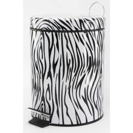 Zebra Trash Can